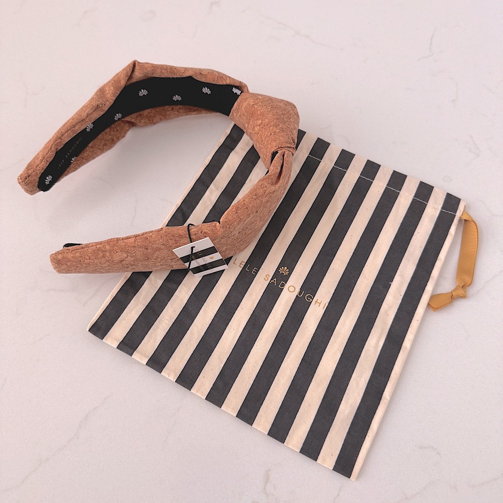 LELE SADOUGHI Cork Knotted Headband